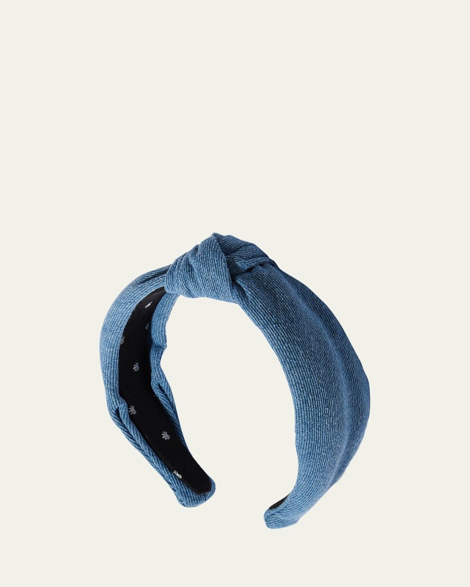 Denim Knotted Headband